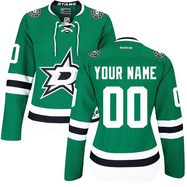 Reebok Dallas Stars Womens Premier Home NHL Jersey - Green->->Women Jersey